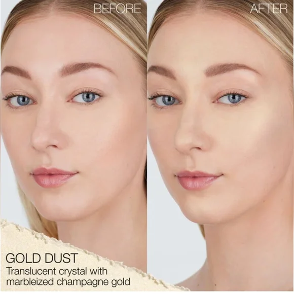 NARS Light Reflecting Pressed Setting Powder: Gold Dust, .35oz (Full Size), NIB - Picture 2 of 7